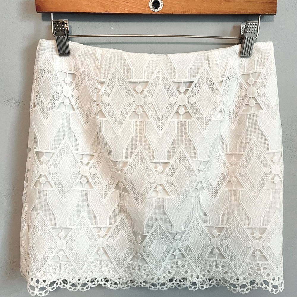 Forever 21 White Lace Skirt